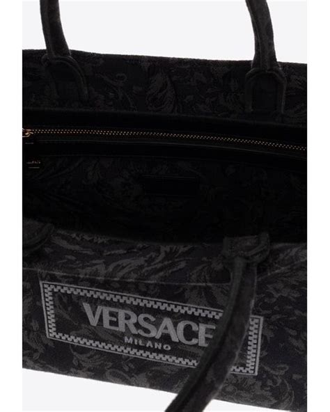 versace black small palazzo pouch|versace athena bag.